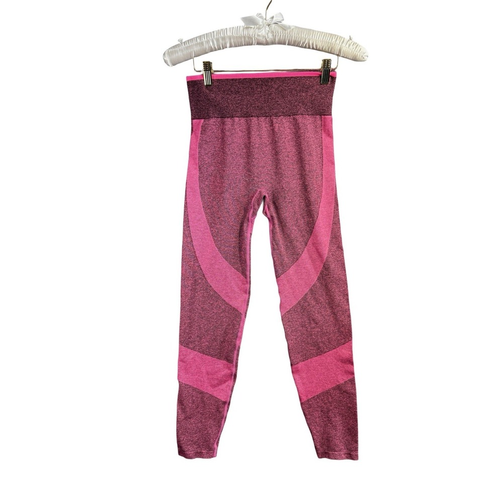 PINK Victoria's Secret Seamless Leggings Womens Medium High Rise Athletic Yoga